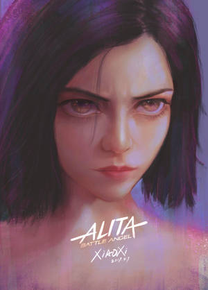 Alita: Battle Angel ya Kushangaza art wallpaper. — OnePlus Pad 4 Picha ya Ukuta