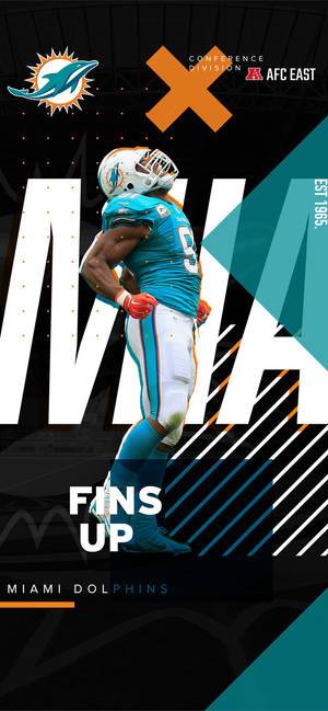 Miami Dolphins Iphone — Galaxy A26 Picha ya Ukuta
