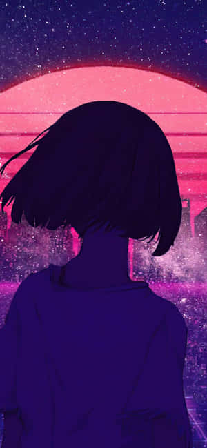 Anime Aesthetic background — Galaxy F56 Picha ya Ukuta
