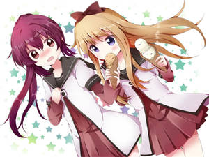 Anime wasagaji Ayano na Kyoko wallpaper