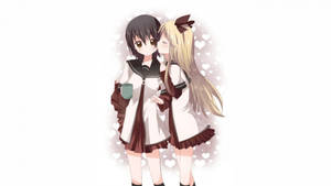 Anime lesbian Yui na Kyoko wallpaper