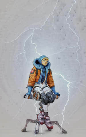 Apex Legends Wattson — Moto Pad 60 Lite Picha ya Ukuta