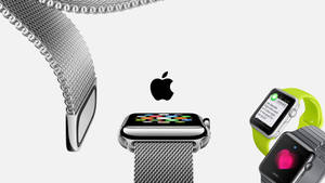 Apple Watch kifani cha mesh kromu wallpaper — Apple Watch Picha ya Ukuta