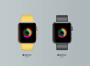 Apple Watch series mbili wallpaper — Apple Watch Picha ya Ukuta
