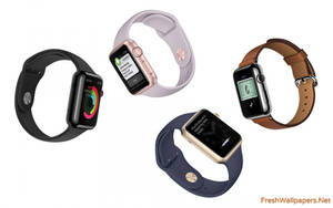 Apple Watch mwonekano tofauti wa rangi wallpaper — Apple Watch Picha ya Ukuta
