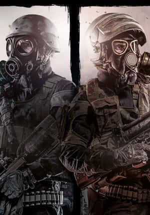 Iphone X Metro Last Light Background — Picha ya mchezo wa video Picha ya Ukuta