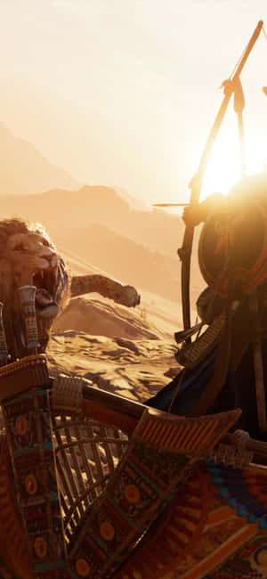 Iphone X Assassin's Creed Origins Background — Honor Magic8 Picha ya Ukuta