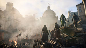Assassin's Creed Unity Mapinduzi 4k picha ya mandhari ya michezo