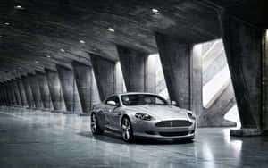 Aston Martin DB9 Inazuru Mandhari ya Mji wa Kuvutia — Steam Deck OLED Picha ya Ukuta