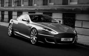 Aston Martin DB9 Mwendo wa Kifahari wa Kusasa — MacBook Air M1 Picha ya Ukuta