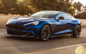 Aston Martin Vanquish angle — Steam Deck Picha ya Ukuta