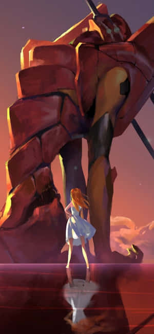 Neon Genesis Evangelion iPhone — Huawei nova 16s Pro Picha ya Ukuta
