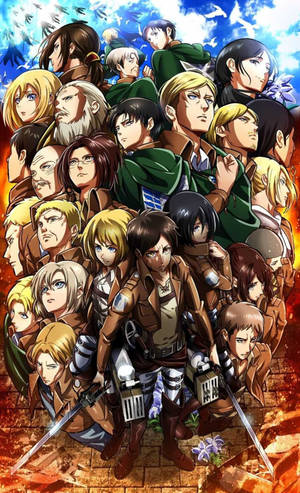 Attack on Titans 4K Mawasilisho — RedMagic Tablet Picha ya Ukuta