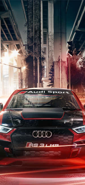 Audi Sportback Dhidi ya Mandhari ya Mji wa Giza — Nokia Picha ya Ukuta
