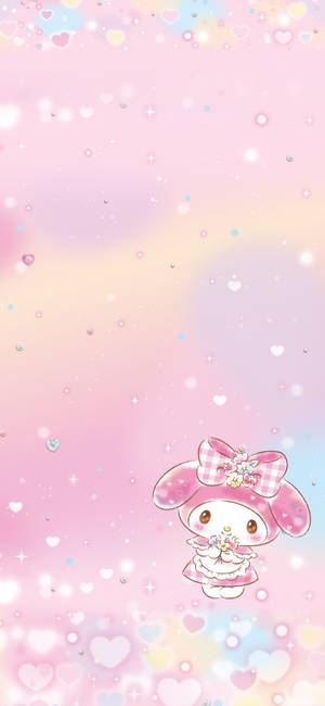Baby My Melody wallpaper — iPhone 15 Picha ya Ukuta