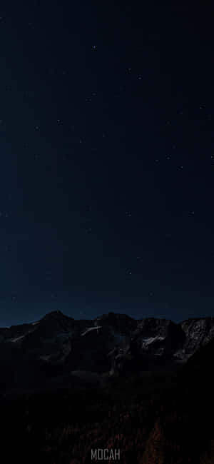 Black Starry Background — iPhone 17 Pro Picha ya Ukuta