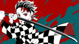 Mandhari ya Demon Slayer 4K — Kibaka cha shetani Picha ya Ukuta