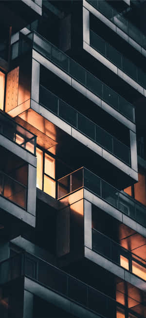 Captivating Contemporary Architecture Balcony — Tecno Spark Go 3 Picha ya Ukuta