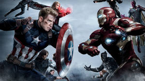 Bango la Huzuni la Captain America Civil War — Marvel Picha ya Ukuta