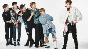 Bangtantv Imeshangaa — BTS dawati Picha ya Ukuta