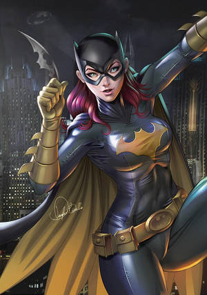 Mchoro wa Batgirl iPhone — Batman Picha ya Ukuta