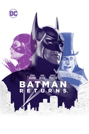 Batman inakabiliwa na The Penguin katika vita vya kusisimua — IQOO Pad5 Pro Picha ya Ukuta