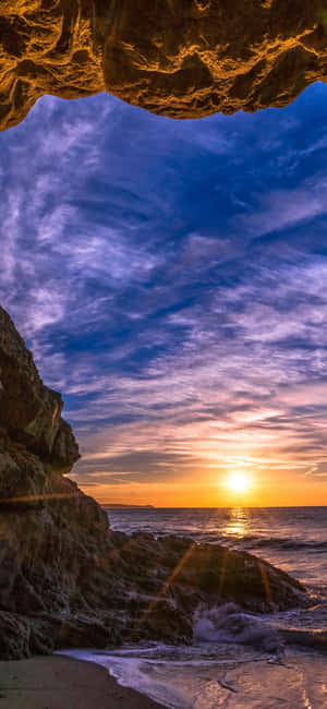 Android Malibu Background — iPhone X Picha ya Ukuta
