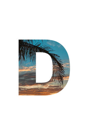 Beautiful Letter D-Shaped Picture — Infinix Xpad GT Picha ya Ukuta