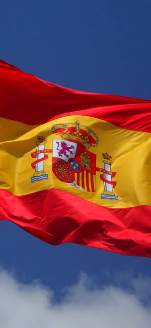 Bendera ya Spain na Taji ya Mikono wallpaper — iPhone 11 Pro Picha ya Ukuta