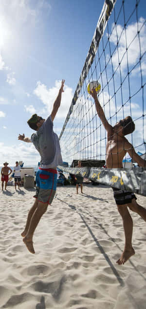 Best Volleyball Background — Vivo T5x Picha ya Ukuta