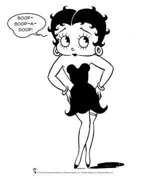 Betty Boop Sanaa ya Komiki wallpaper — Galaxy Z Fold Picha ya Ukuta