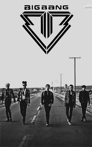Bigbang Monochrome Poster wallpaper — RedMagic Tablet Picha ya Ukuta