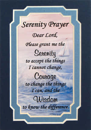 Serenity Prayer — Vivo Pad5e Picha ya Ukuta