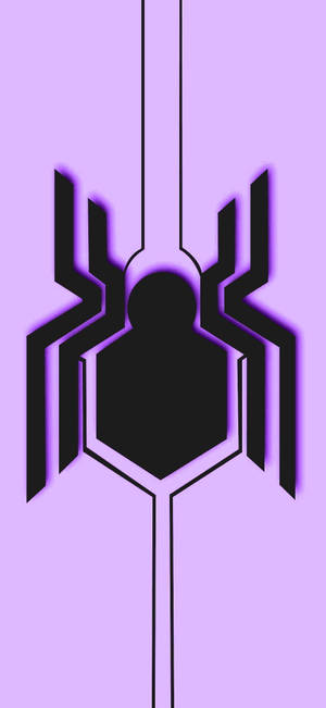 Black And Purple Aesthetic Spider — Galaxy S25 FE Picha ya Ukuta