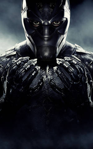 Black Panther Android Mwekundu — Moto Pad 70 Pro Picha ya Ukuta