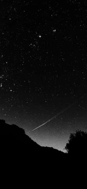 Black Starry Background — iPhone 17 Pro Max Picha ya Ukuta