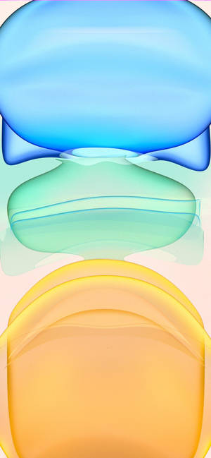 iPhone 11 series blue green yellow abstract wallpaper art. — iPhone 11 Picha ya Ukuta
