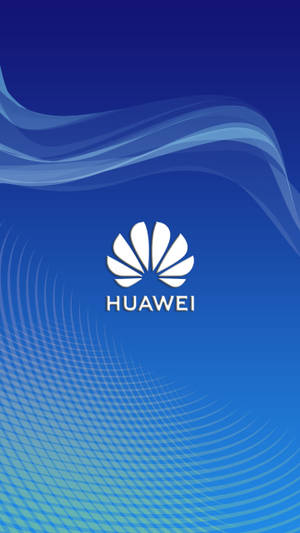 Picha ya ukuta ya mwendo ya Blue Huawei Logo — Huawei Picha ya Ukuta