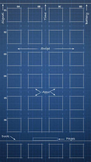 Blueprint iPhone SE — iPhone Se Picha ya Ukuta