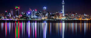 Blurred Light Cityscape wallpaper.