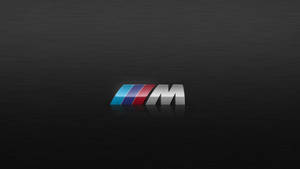 BMW M Logo Tekstura ya Mbao Nyeusi — Bmw Picha ya Ukuta