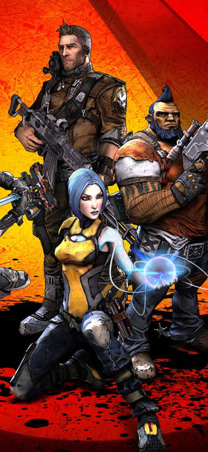 Borderlands Iphone — Galaxy A57 Picha ya Ukuta
