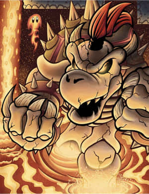 Bowser - The Formidable Foe of Mario — HMD Terra M Picha ya Ukuta