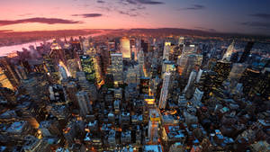 Top View New York City wallpaper