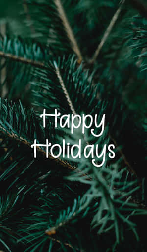 Happy Holidays Background — Galaxy Tab A11 Picha ya Ukuta