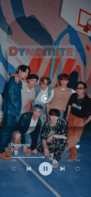 BTS 2021 Dynamite Inayotumia — 19.5:9 Picha ya Ukuta