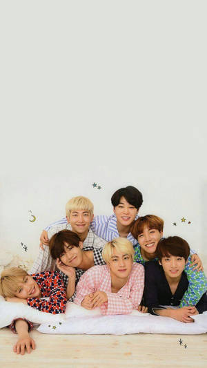BTS Wakiwa na Pajama Wazuri — Mzuri bts Picha ya Ukuta