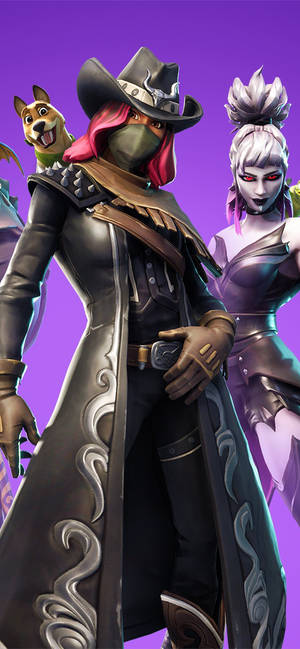 Calamity Fortnite And Dusk wallpaper — iPhone 15 Picha ya Ukuta