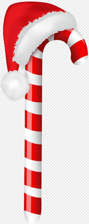 Candy Cane na Kofia ya Krismasi Wallpaper — Motorola Razr Picha ya Ukuta