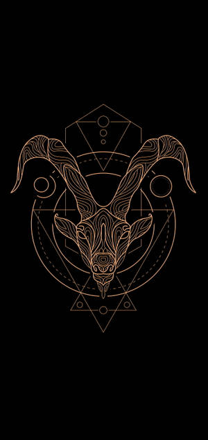 Capricorn Usuli wa Giza wallpaper. — iPhone Air Picha ya Ukuta
